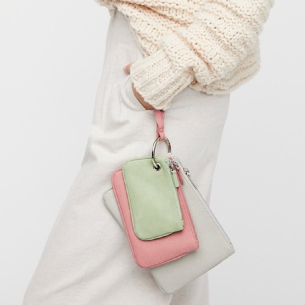 Free People wristlet purse trio